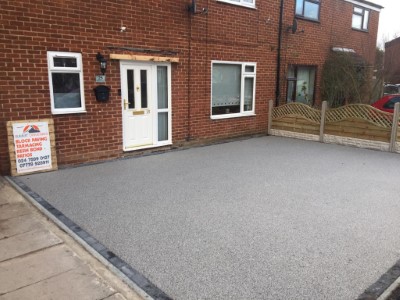 Silver Granite Resin Bound Driveway in Rugby (6) Silver Granite Resin Bound Driveway in Rugby (6)